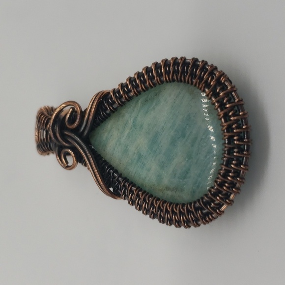 732- Handmade Natural Stone Pendant Necklace NWT - Picture 1 of 6